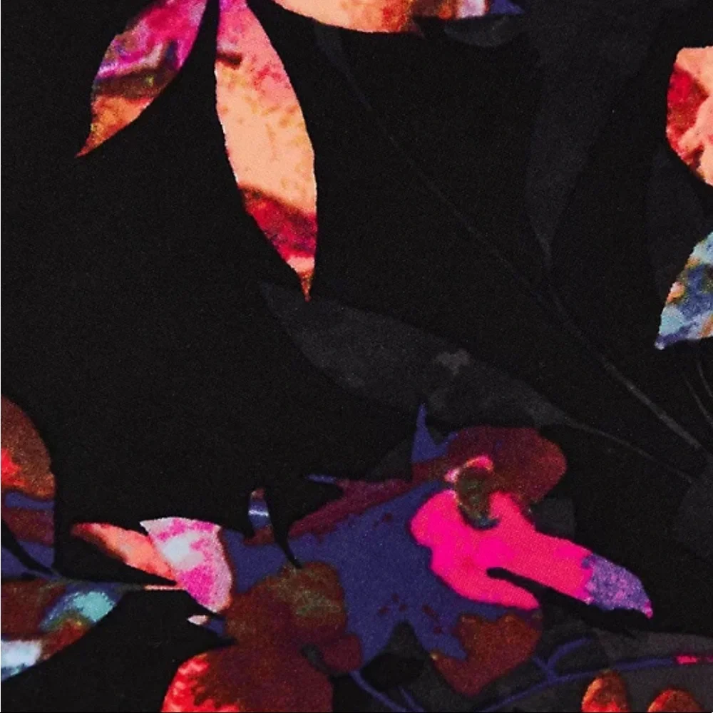 Torrid black floral scuba skater set - Picture 12 of 13